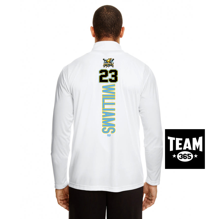 Team 365 TT31 Men's Zone Performance Quarter-Zip - Impact Softball - Massachusetts