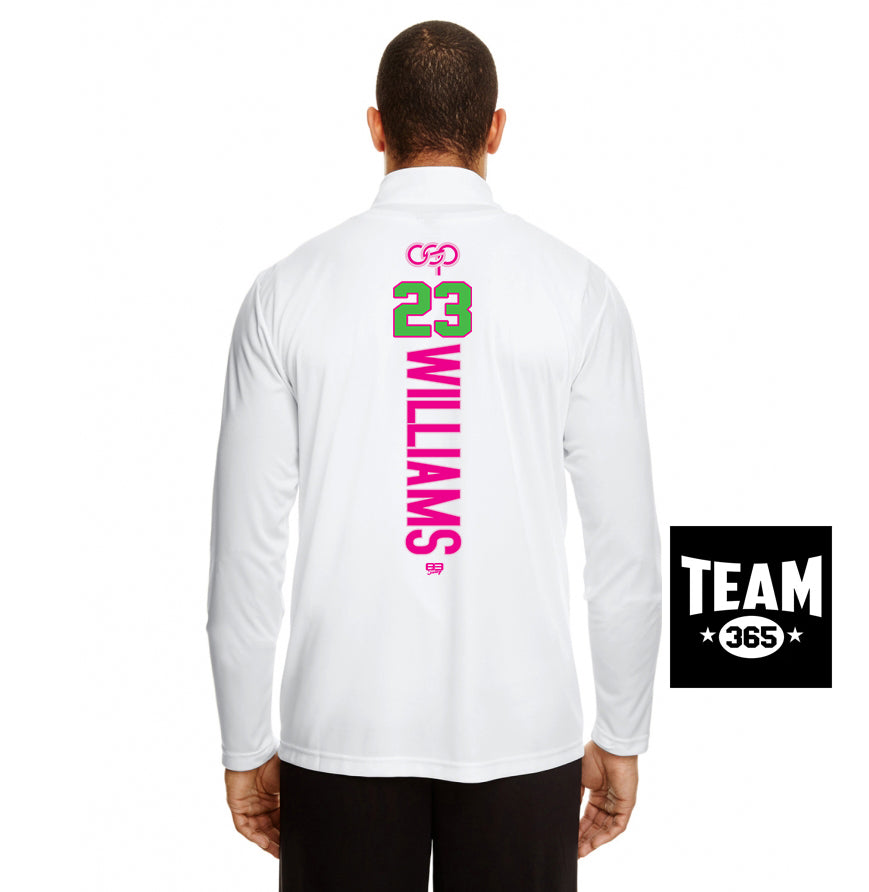 Team 365 TT31 Men's Zone Performance Quarter-Zip - OSP Gorilla Queens Softball