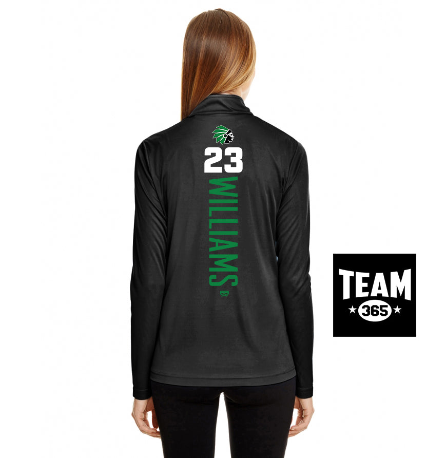 Team 365 TT31W Women's Zone Performance Quarter-Zip - Hopatcong Warriors Football & Cheer