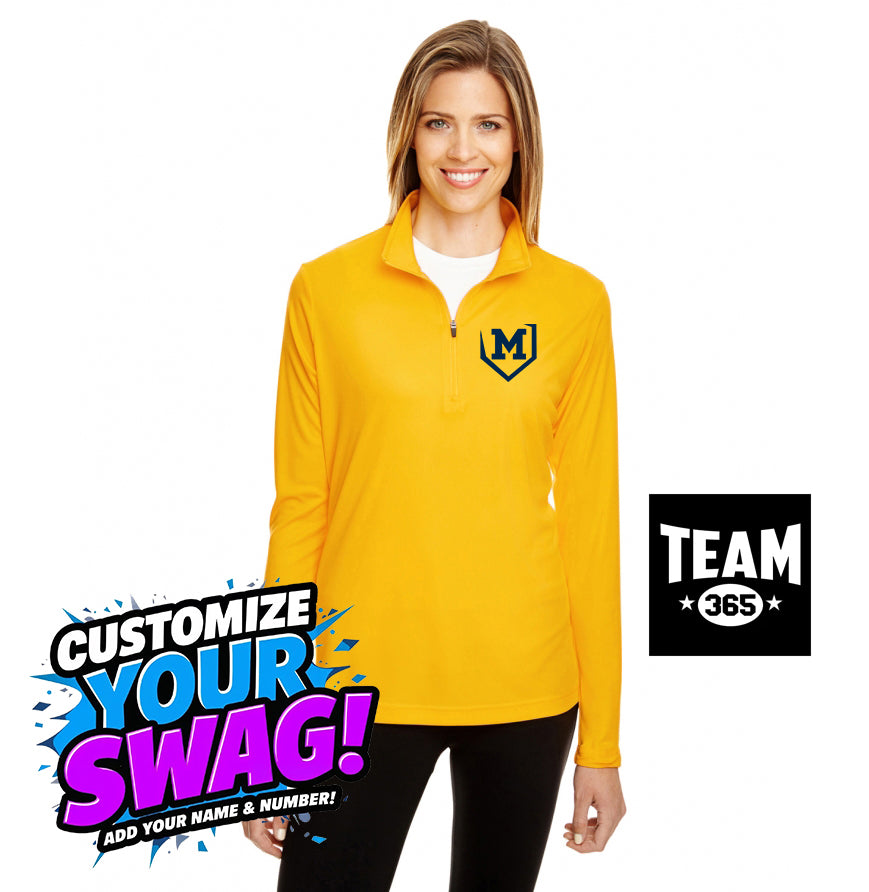 Team 365 TT31W Women's Zone Performance Quarter-Zip - Midland Bandits Baseball