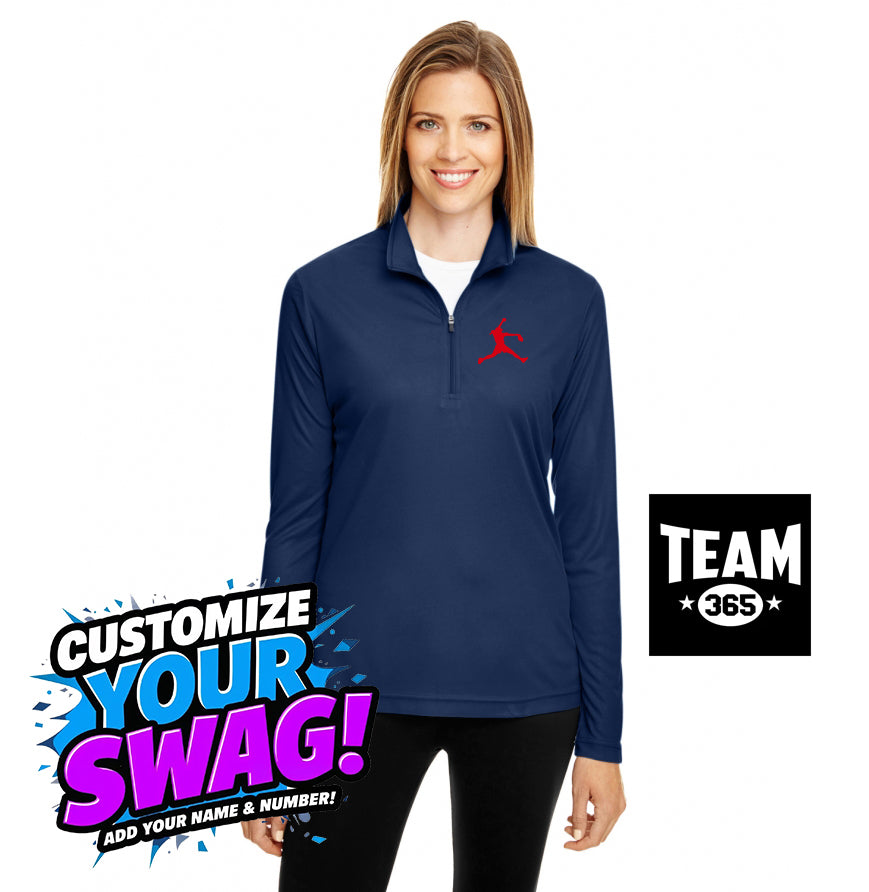 Team 365 TT31W Women's Zone Performance Quarter-Zip - KY Rockers Softball