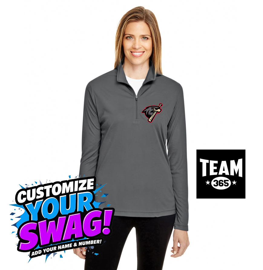 Team 365 TT31W Women's Zone Performance Quarter-Zip - MSA Redtails Baseball