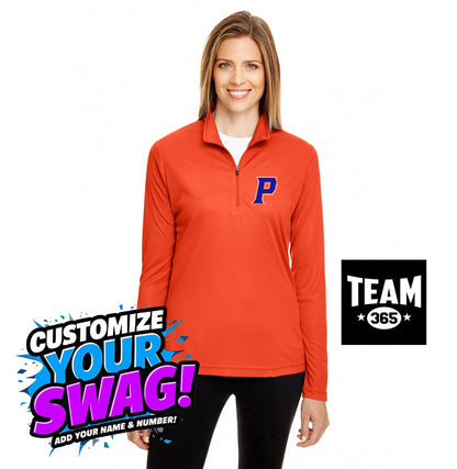 Team 365 TT31W Women's Zone Performance Quarter-Zip - Palatka TailGators Baseball