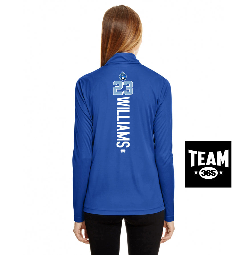 Team 365 TT31W Women's Zone Performance Quarter-Zip - Georgia Titans Elite Baseball