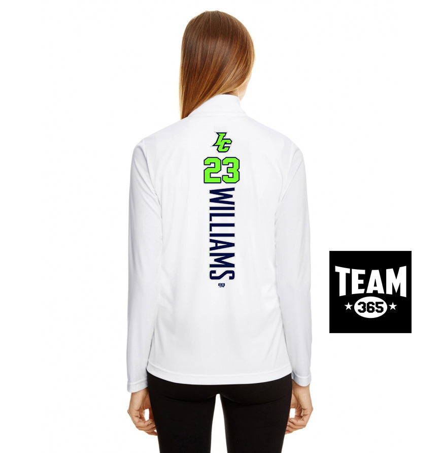 Team 365 TT31W Women's Zone Performance Quarter-Zip - Indy Clutch Baseball