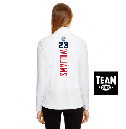 Team 365 TT31W Women's Zone Performance Quarter-Zip - Orlando Lions Baseball