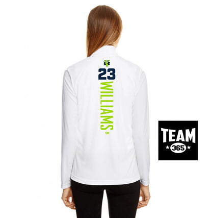 Team 365 TT31W Women's Zone Performance Quarter-Zip - VB Bombers Baseball