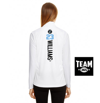 Team 365 TT31W Women's Zone Performance Quarter-Zip - Explosion Softball