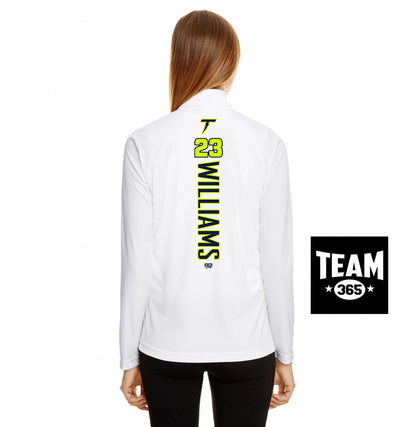 Team 365 TT31W Women's Zone Performance Quarter-Zip - Ponte Vedra Thunder Baseball
