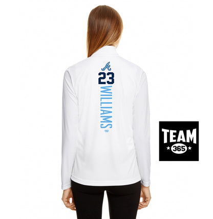 Team 365 TT31W Women's Zone Performance Quarter-Zip - Aces Baseball