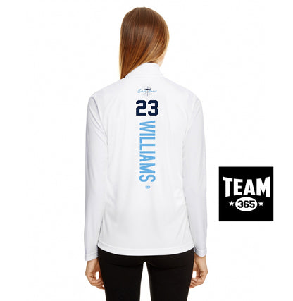 Team 365 TT31W Women's Zone Performance Quarter-Zip - East Coast Sox Baseball