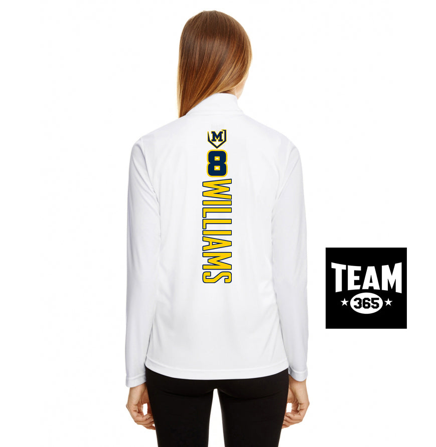 Team 365 TT31W Women's Zone Performance Quarter-Zip - Midland Bandits Baseball