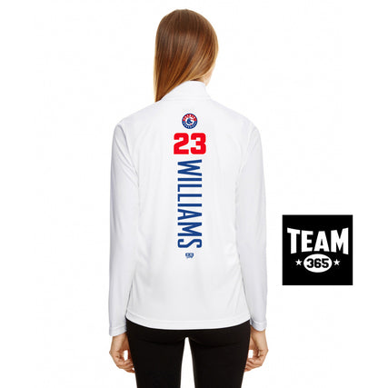 Team 365 TT31W Women's Zone Performance Quarter-Zip - Talkin' Baseball