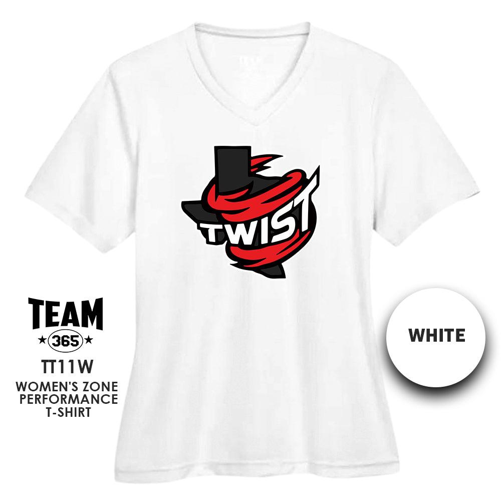 Twist Softball - Cool & Dry Performance Women's Shirt - MULTIPLE COLORS AVAILABLE - 83Swag