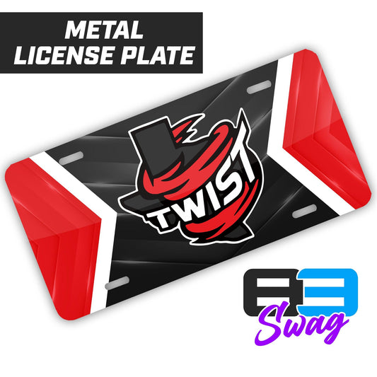 Twist Softball - Metal Aluminum License Plate - 83Swag