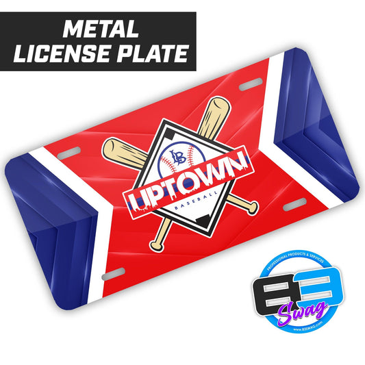 Uptown Long Beach Youth Baseball - Metal Aluminum License Plate - 83Swag