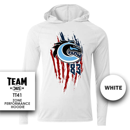 USA THEMED - Lightweight Performance Hoodie - MULTIPLE COLORS - Colts Baseball - 83Swag