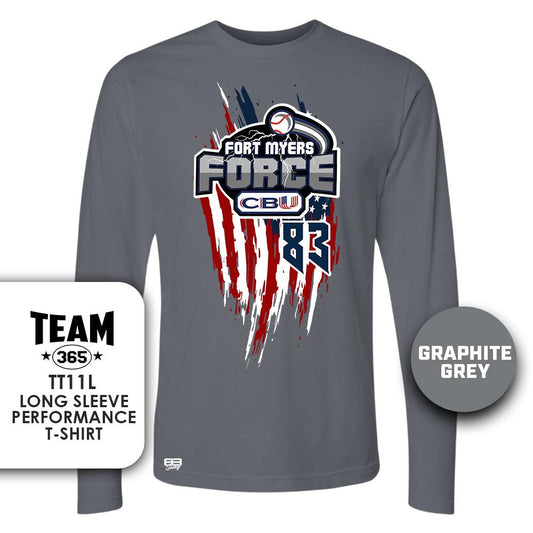 USA THEMED - Lightweight Performance Long Sleeve - MULTIPLE COLORS - CBU Fort Myers Force - 83Swag