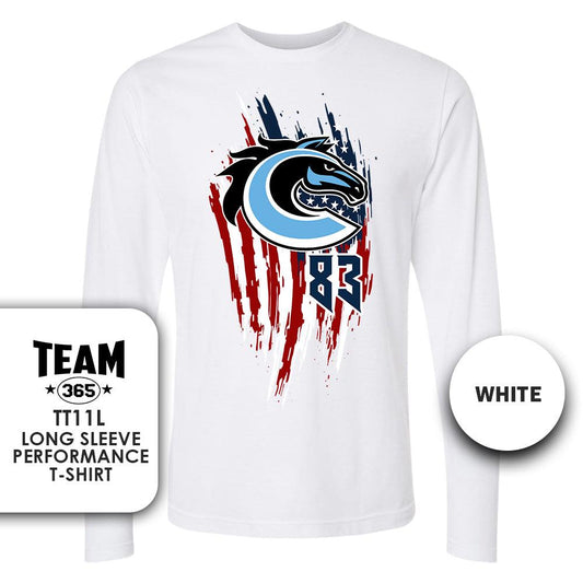 USA THEMED - Lightweight Performance Long Sleeve - MULTIPLE COLORS - Colts Baseball - 83Swag