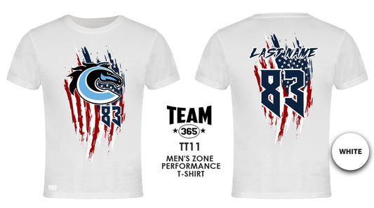 USA THEMED - MEN'S Performance T-Shirt - Front & Back Print - Colts Baseball - 83Swag
