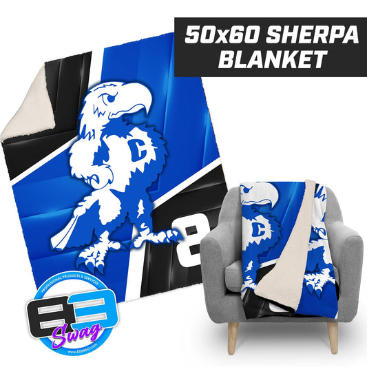 Valley Stream Central Eagles - 50”x60” Plush Sherpa Blanket - 83Swag