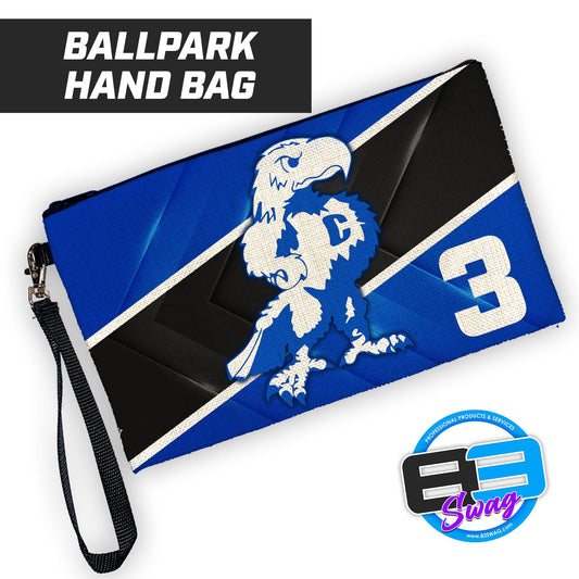 Valley Stream Central Eagles - 9"x5" Zipper Bag with Wrist Strap - 83Swag