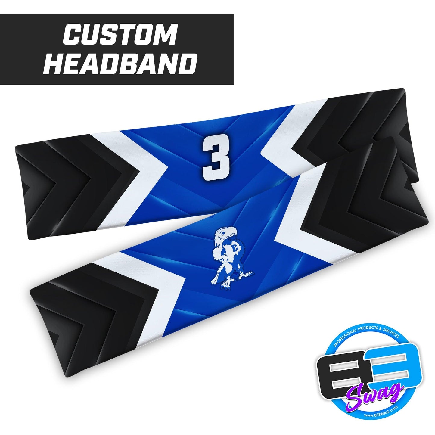 Valley Stream Central Eagles - Headband - 83Swag