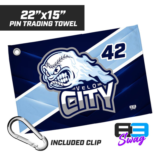 Velocity Baseball - 22"x15" Pin Trading Towel - 83Swag