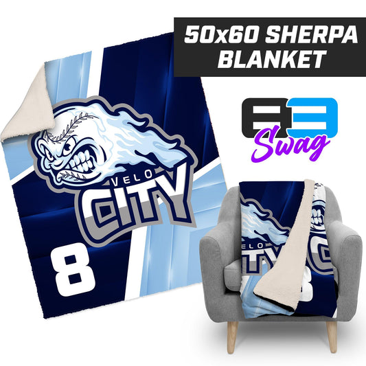 Velocity Baseball - 50”x60” Plush Sherpa Blanket - 83Swag
