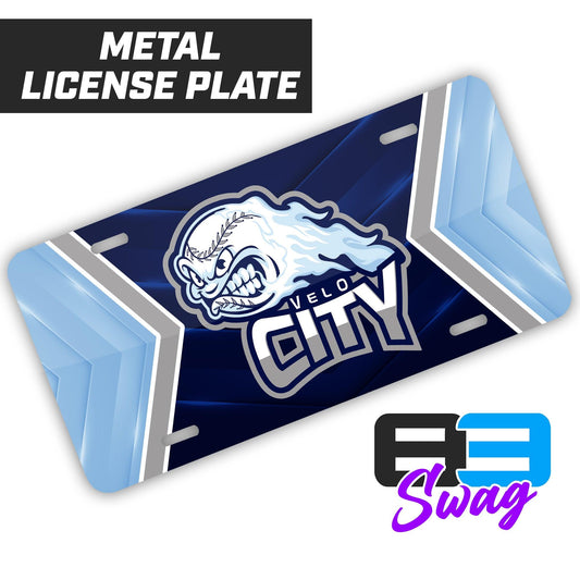 Velocity Baseball - Metal Aluminum License Plate - 83Swag