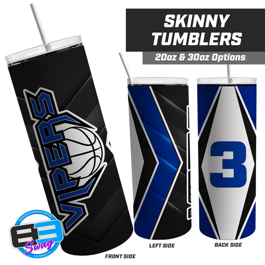 VIPERS Basketball - 20oz & 30oz Skinny Tumbler - 83Swag