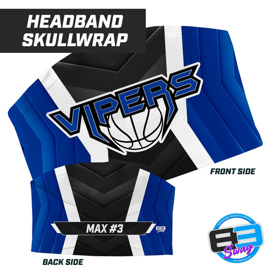 VIPERS Basketball - Headband Skull Wrap - 83Swag