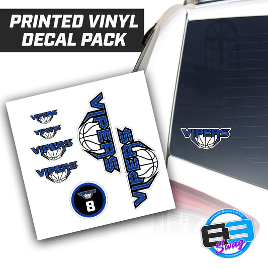 VIPERS Basketball - Logo Vinyl Decal Pack - 83Swag