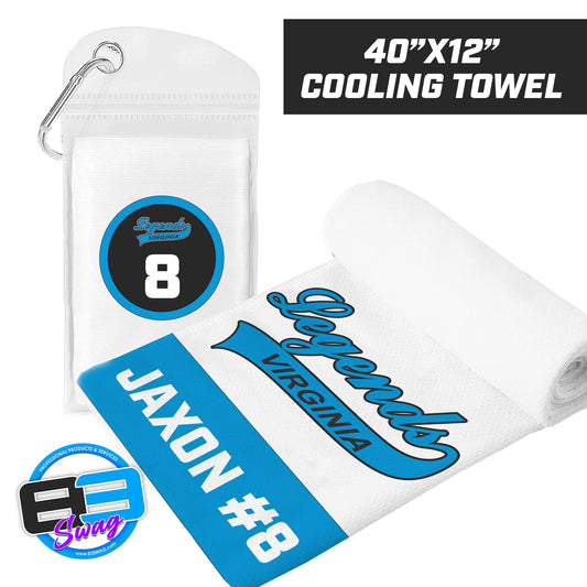 Virginia Legends Softball - 40"x20" Custom Cooling Towel - 83Swag