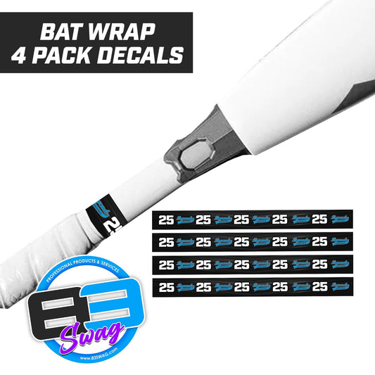 Virginia Legends Softball - Bat Decal Wraps (4 Pack) - 83Swag