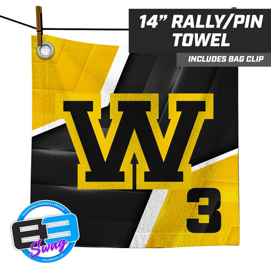 Wapanucka Indians Baseball - 14"x14" Rally Towel - 83Swag