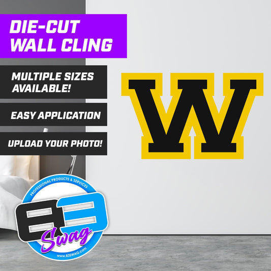 Wapanucka Indians Baseball Custom Die-Cut Wall Cling - 83Swag