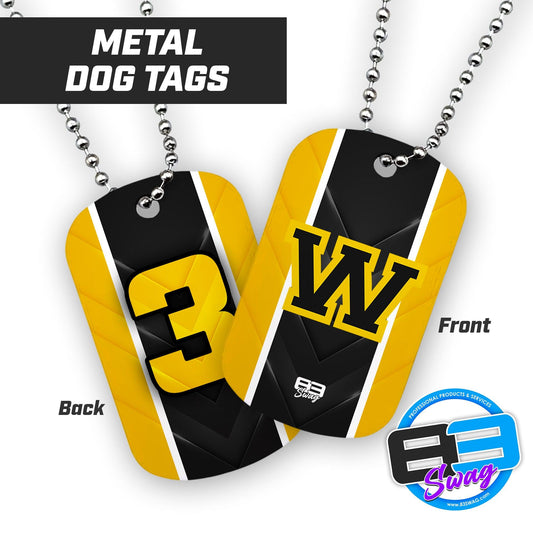Wapanucka Indians Baseball - Double Sided Dog Tags - Includes Chain - 83Swag