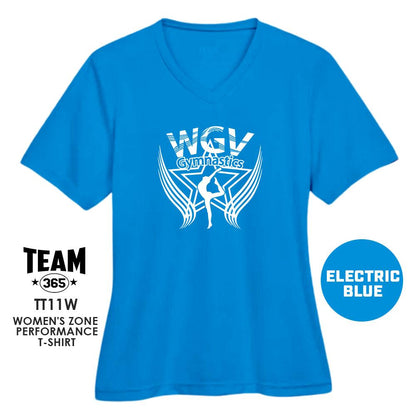 WGV Gymnastics - Cool & Dry Performance Women's Shirt - MULTIPLE COLORS AVAILABLE - 83Swag