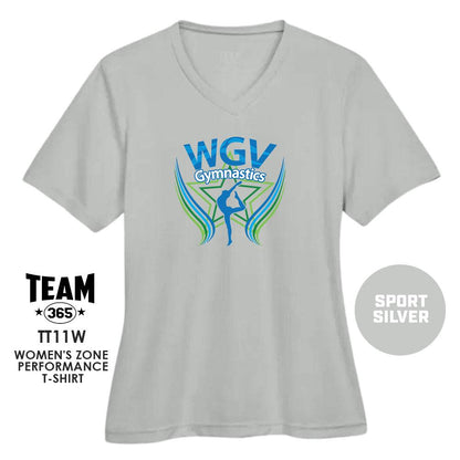 WGV Gymnastics - Cool & Dry Performance Women's Shirt - MULTIPLE COLORS AVAILABLE - 83Swag