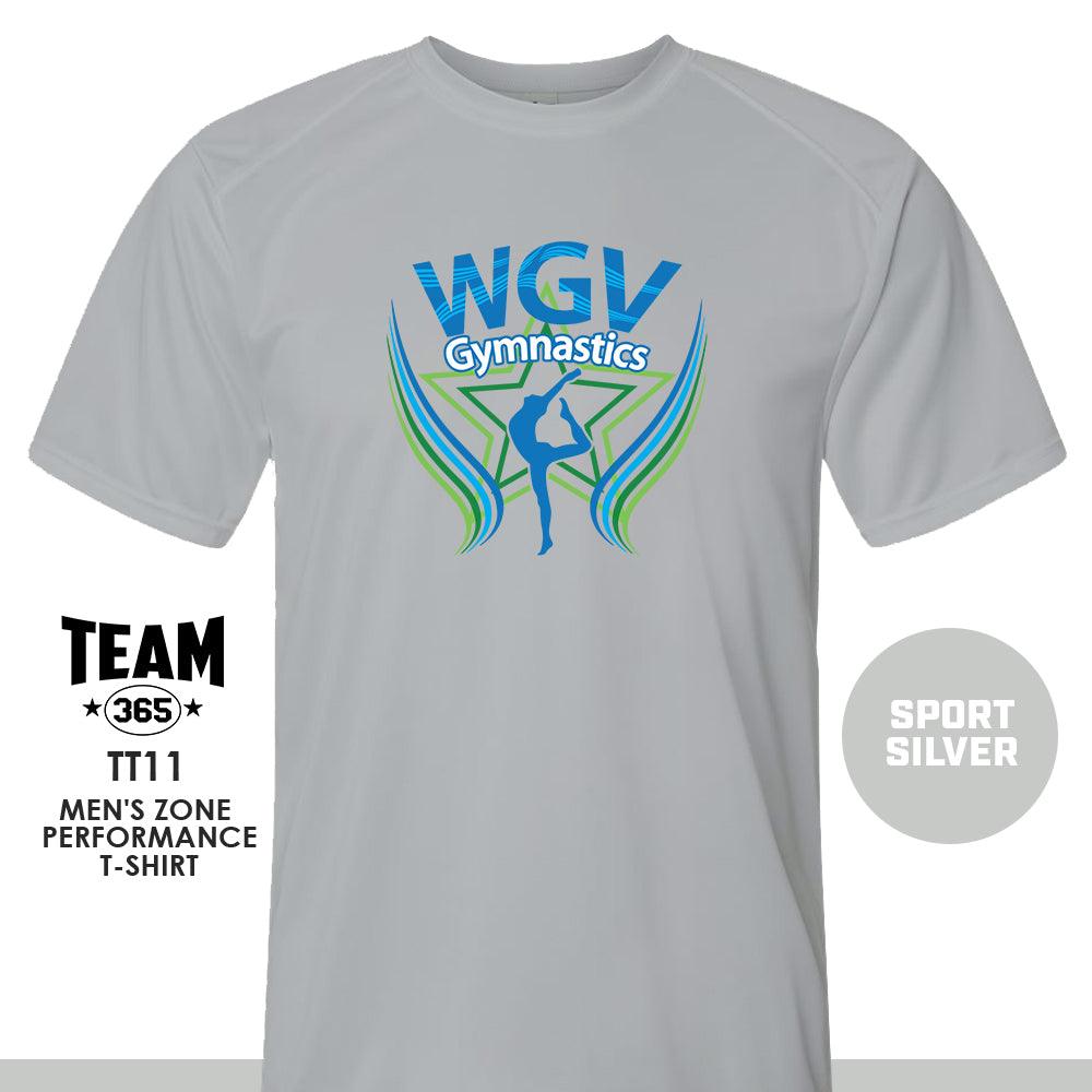 WGV Gymnastics - Crew - Performance T-Shirt - MULTIPLE COLORS AVAILABLE - 83Swag