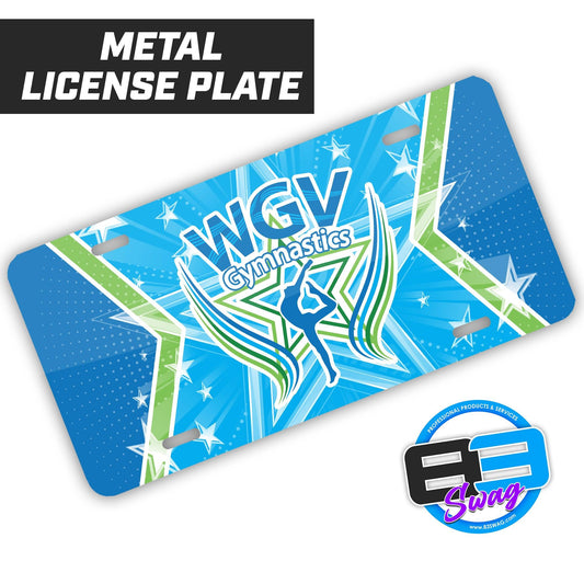 WGV Gymnastics - Metal Aluminum License Plate - 83Swag