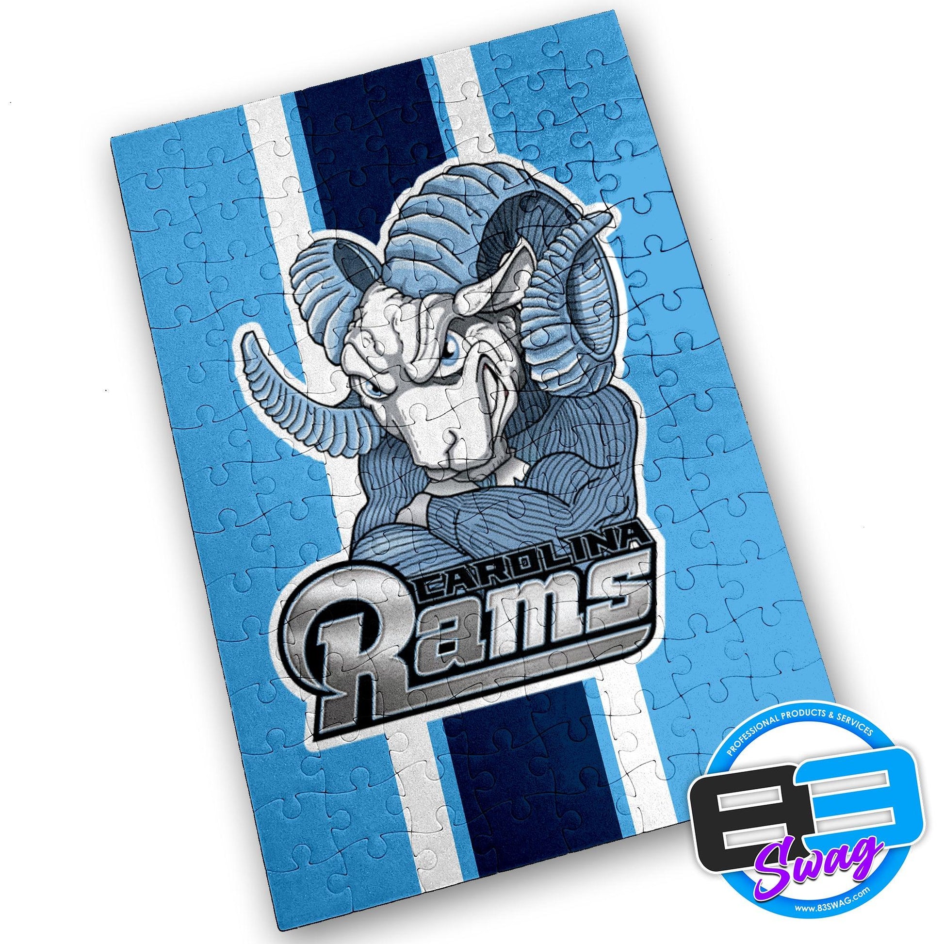 120 Piece Puzzle - Carolina Rams - 83Swag