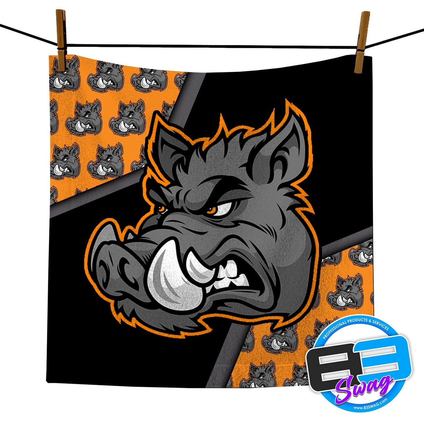 14"x14" Rally Towel - Ball Hawgs - 83Swag