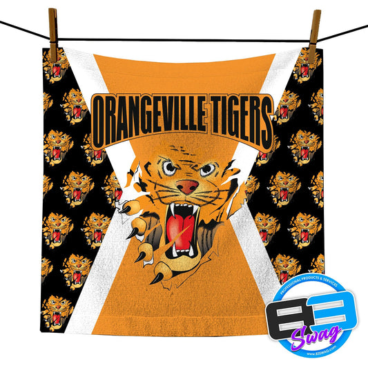 14"x14" Rally Towel - Orangeville Tigers - 83Swag
