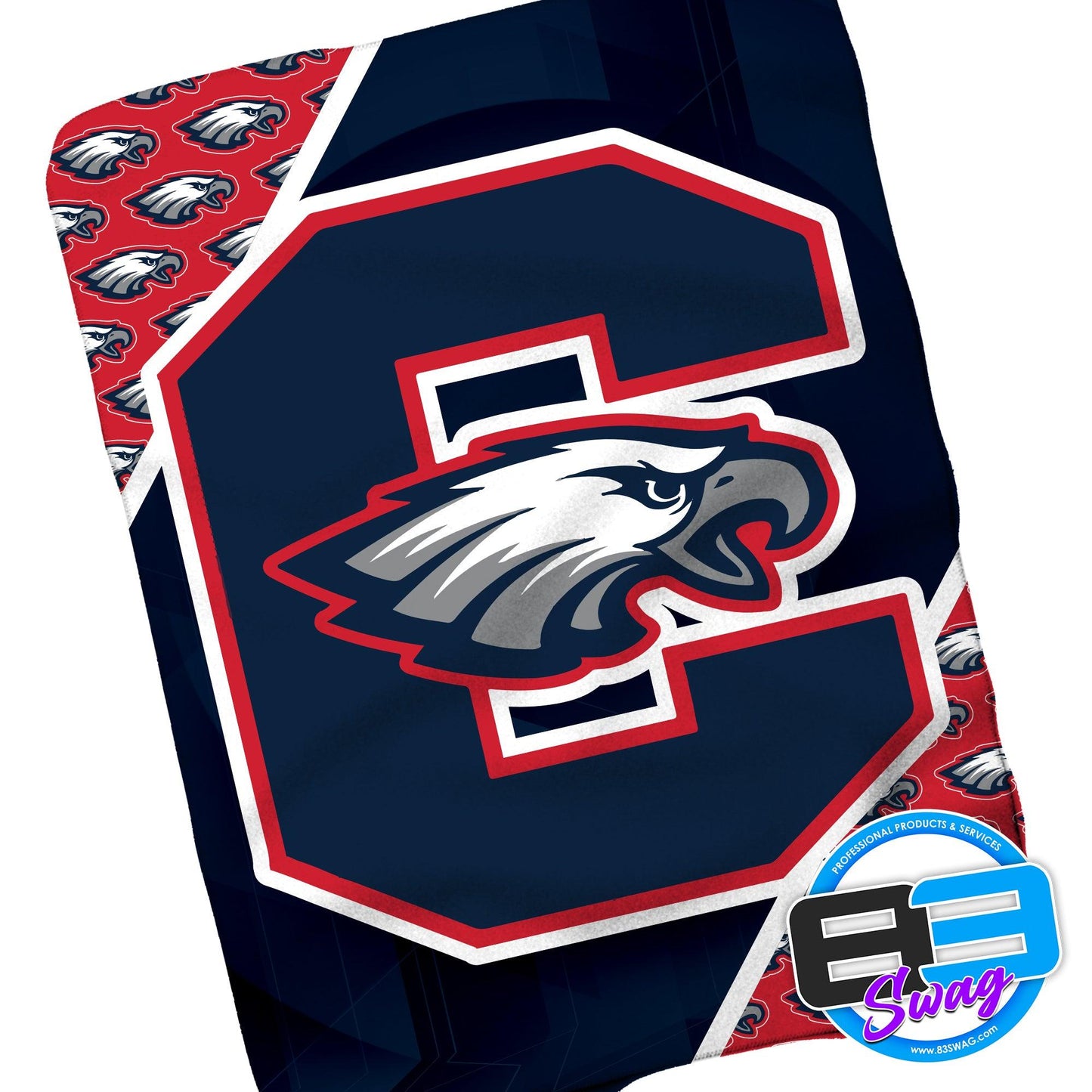 50"x60" Sherpa Fleece Blanket - Centennial Eagles - 83Swag