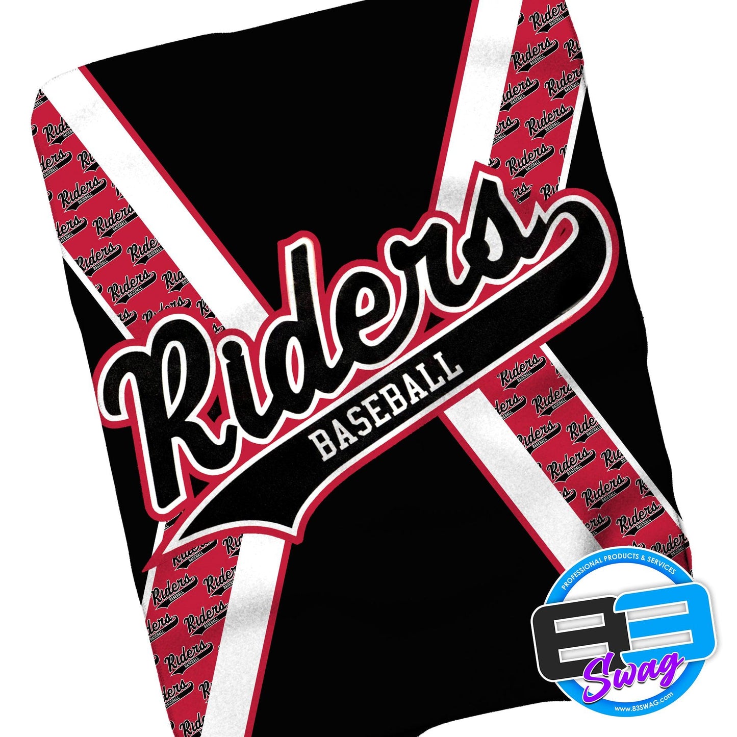 50"x60" Sherpa Fleece Blanket - Riders Baseball - 83Swag