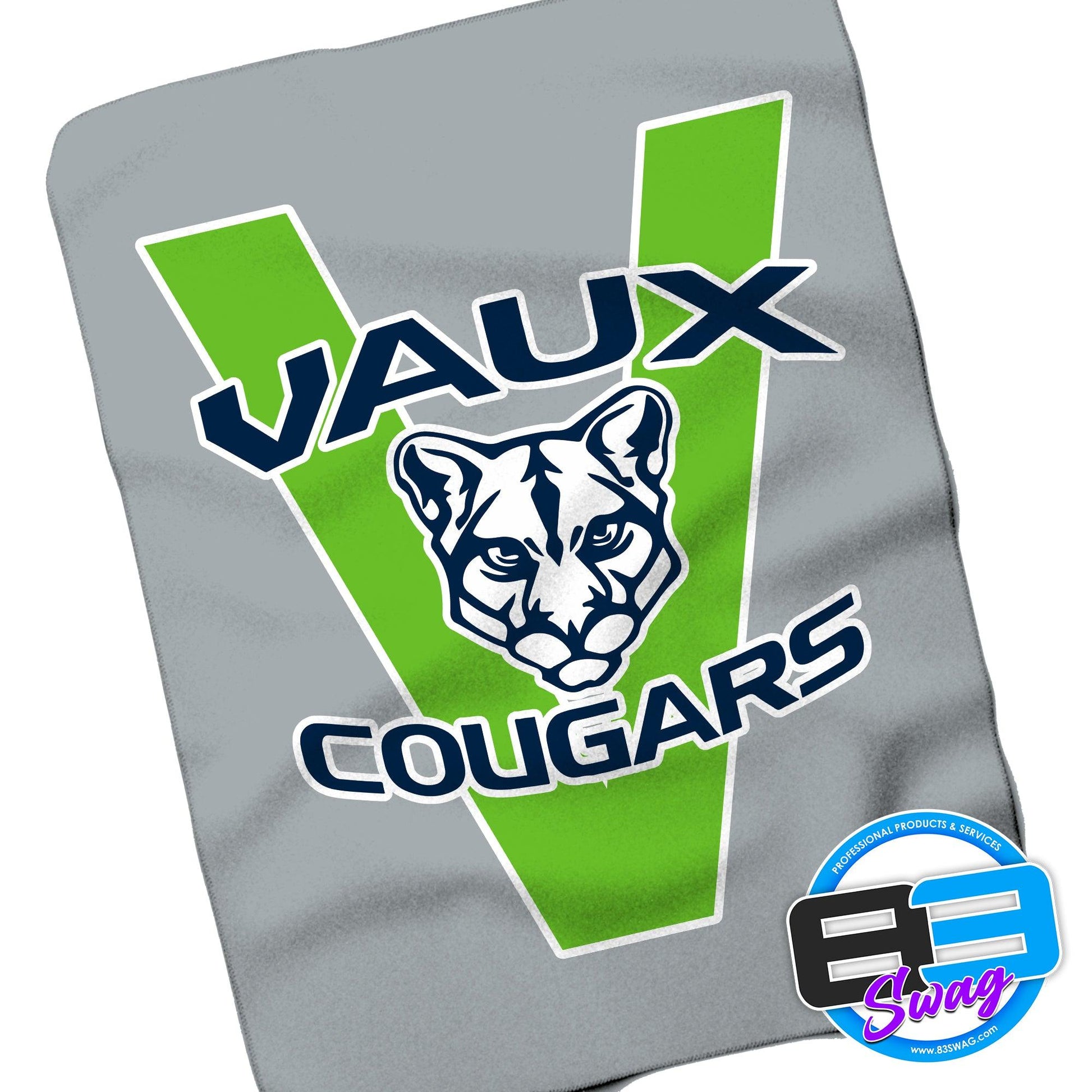 50"x60" Sherpa Fleece Blanket - Vaux Cougars - 83Swag