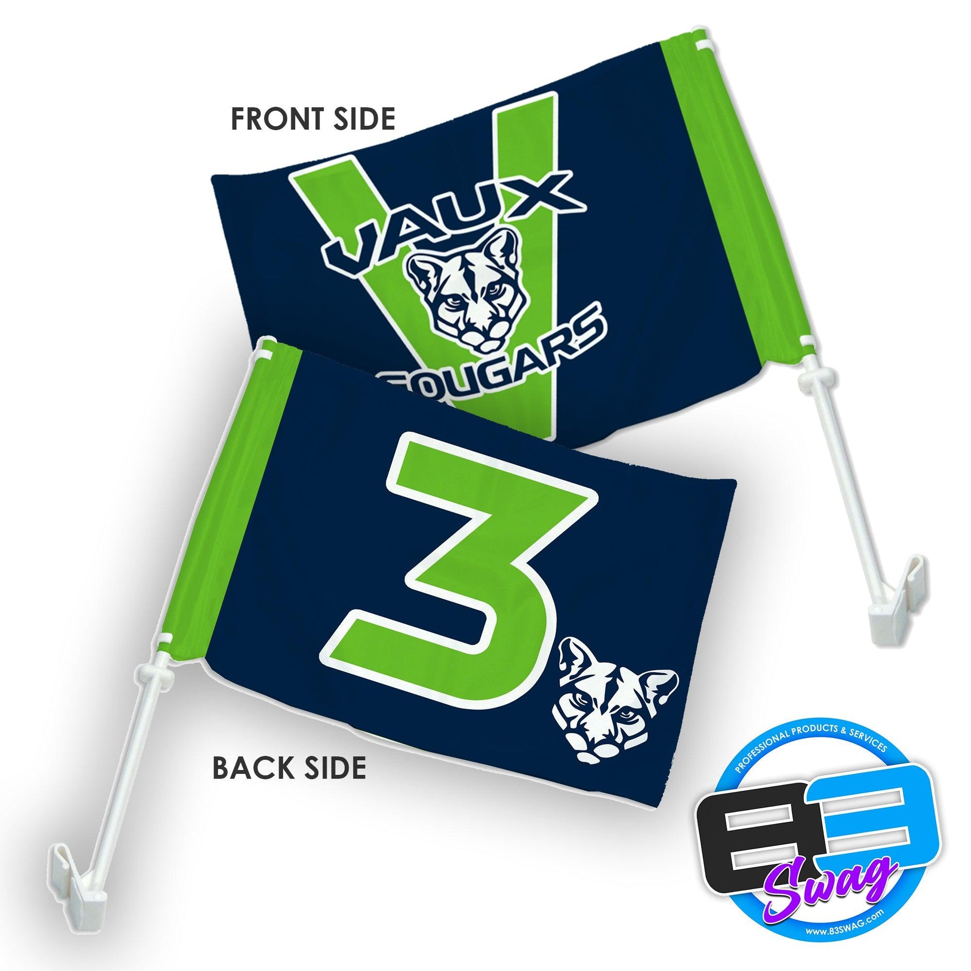 Car Flag - Vaux Cougars - 83Swag