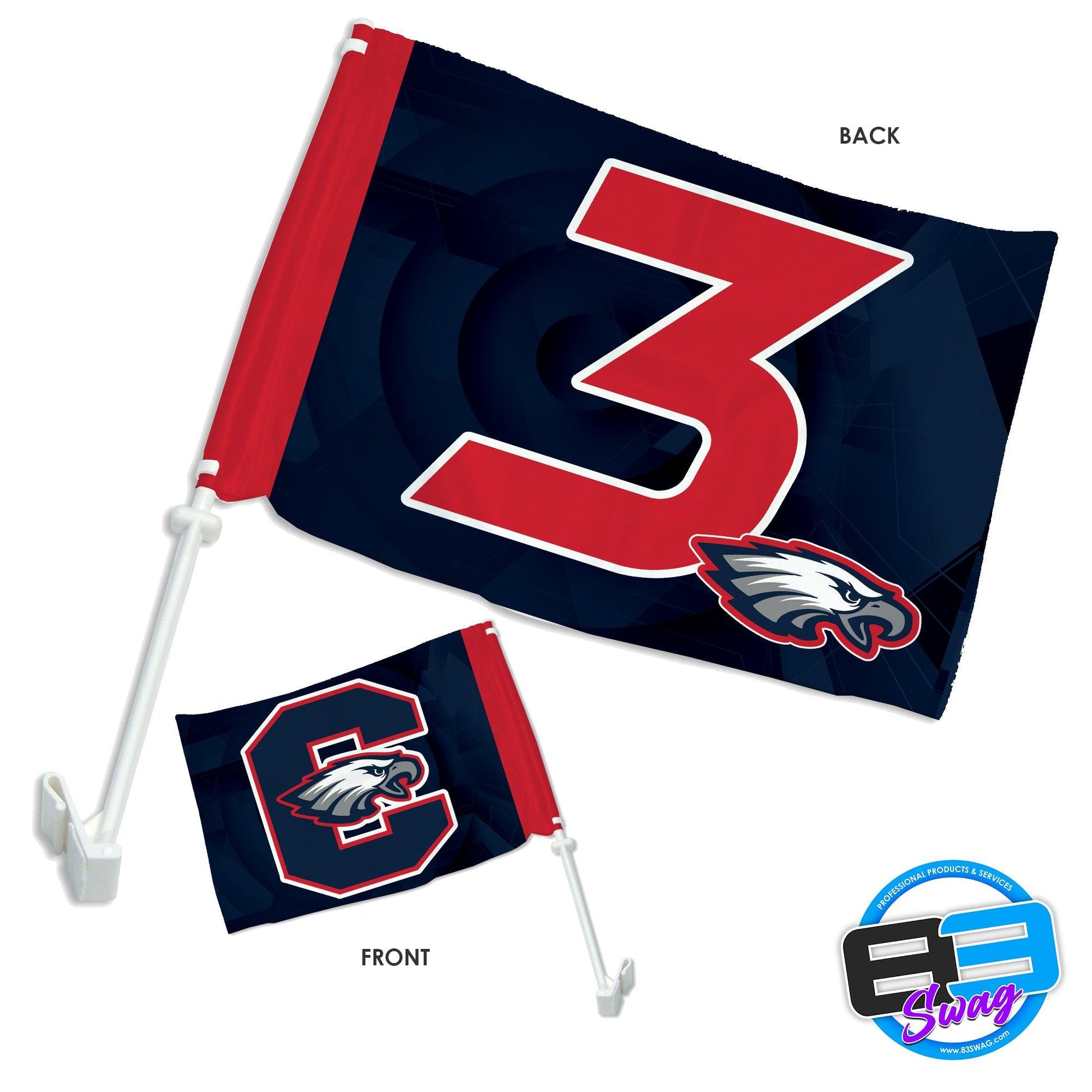 Team Car Flag - Centennial Eagles - 83Swag